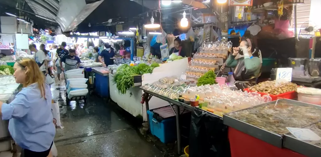 Der Fischmarkt von Dazam in Naklua/ Pattaya