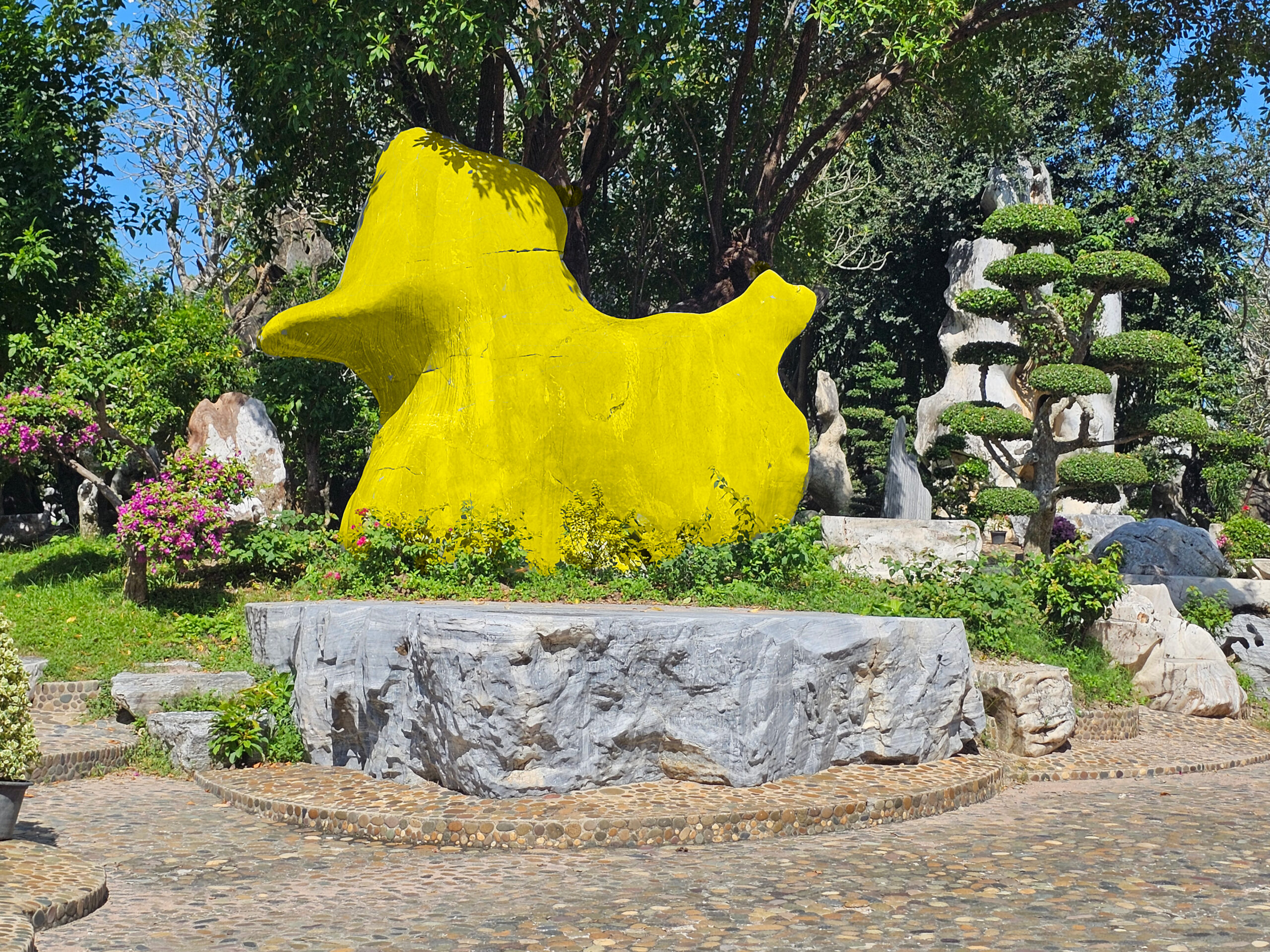 On Millionen alter Stone Park Thailand Pattaya
