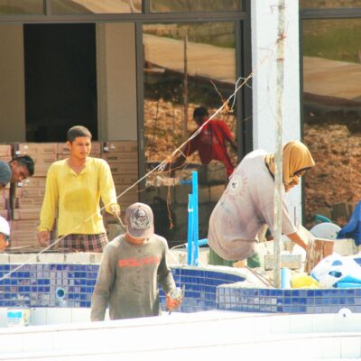 Ein Resort wird gebaut in Panglao/ Bohol