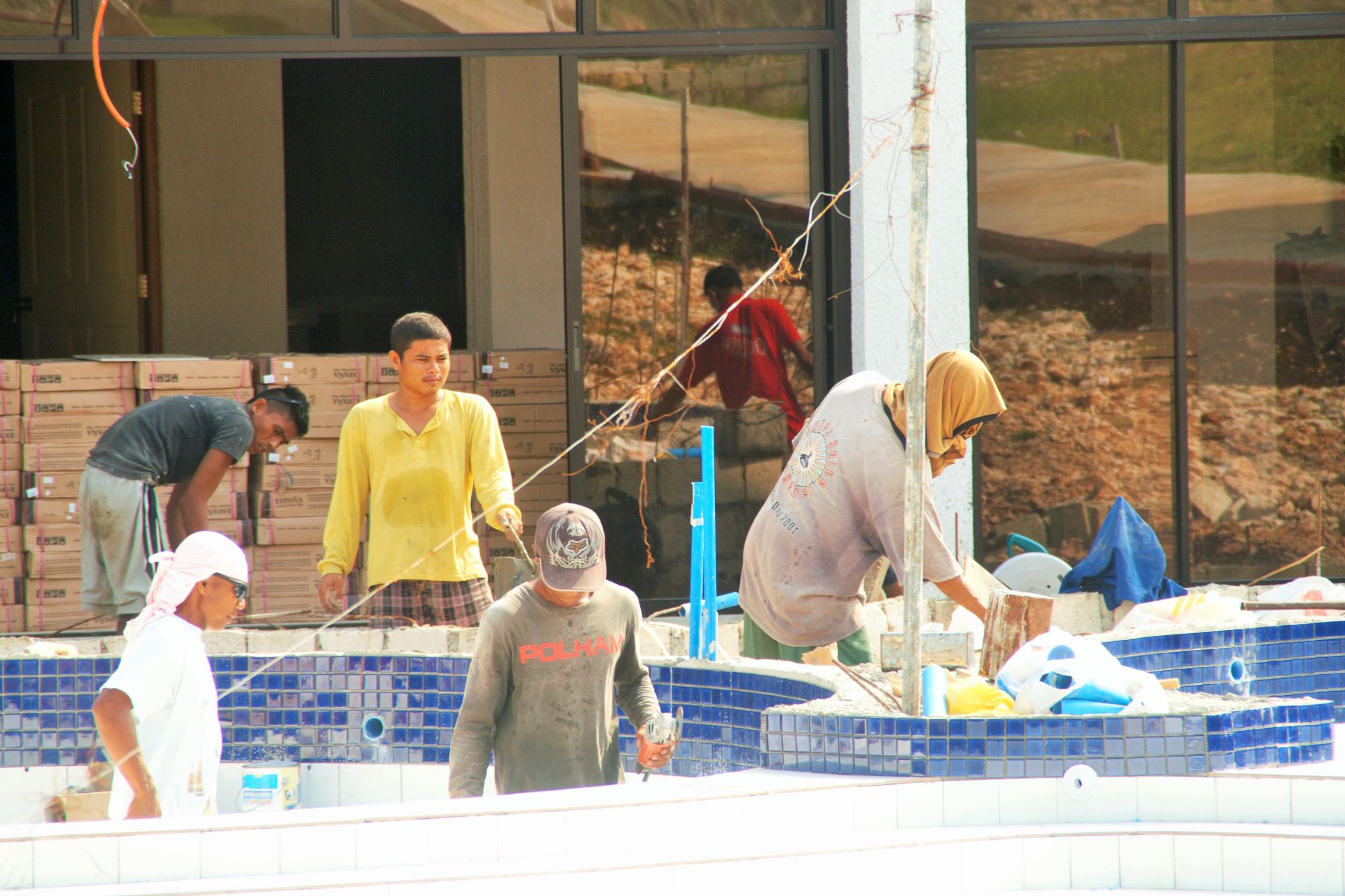 Ein Resort wird gebaut in Panglao/ Bohol