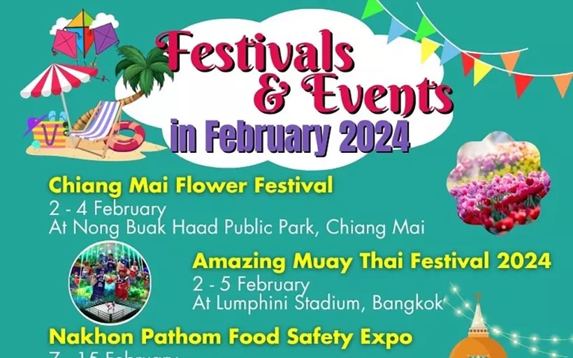 Du betrachtest gerade „HIGHLIGHTS DER FEBRUAR-FESTIVALS UND -VERANSTALTUNGEN IN PATTAYA UND GANZ THAILAND