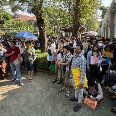 Aus Myanmar auf der Flucht