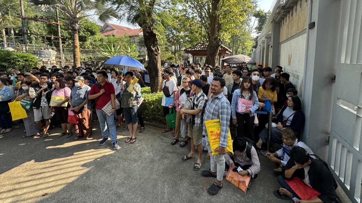 Aus Myanmar auf der Flucht
