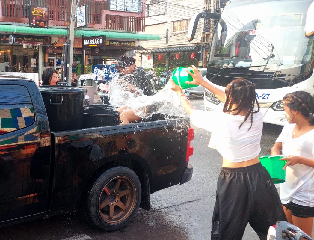 Songkran Nachlese 2024 Wasser Marsch
