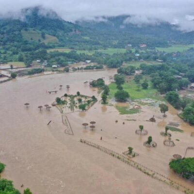 Wasser in Chiang Mai und Chiang Rai steigt wieder neu an und weiter. 04.10.2024