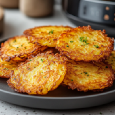 Kartoffelpuffer in der Heißluftfritteuse, schnell