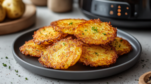 Kartoffelpuffer in der Heißluftfritteuse, schnell