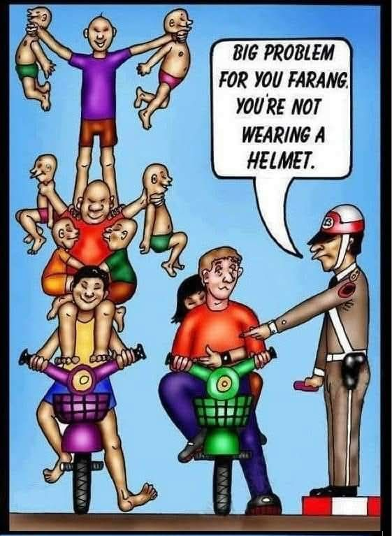 Als Farang wirst du immer angehalten