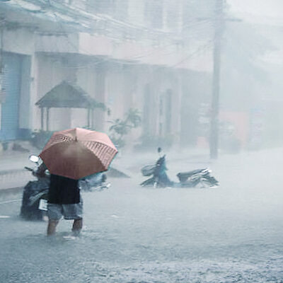 Schlechtes Wetter in Thailand, ist halt Regenzeit