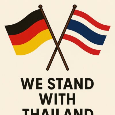 Wichtig für Thailand der Aus- und Einreise Stempel