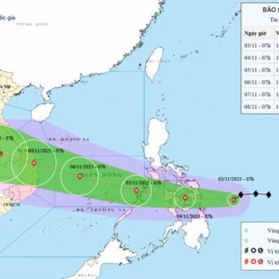 Es wird diesmal heftiger, der Taifun kommt.