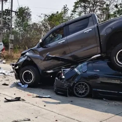 Pattaya, Bangkok, Krabi, Songkran Tote auf 400 gestiegen.